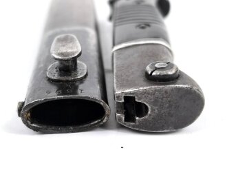Seitengewehr Modell 84/98 für k98 der Wehrmacht. Gebraucht
