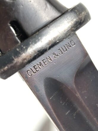Seitengewehr Modell 84/98 für k98 der Wehrmacht. Gebraucht