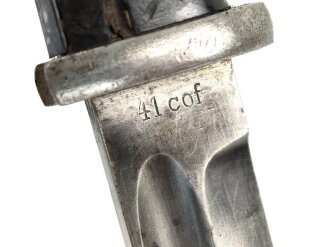 Seitengewehr Modell 84/98 für k98 der Wehrmacht. Gebraucht
