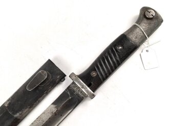 Seitengewehr Modell 84/98 für k98 der Wehrmacht. Gebraucht