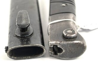 Seitengewehr Modell 84/98 für k98 der Wehrmacht. Gebraucht