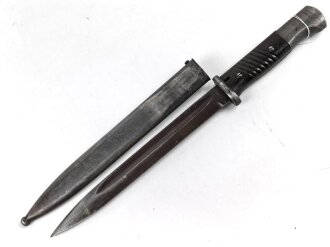 Seitengewehr Modell 84/98 für k98 der Wehrmacht. Gebraucht