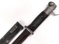 Seitengewehr Modell 84/98 für k98 der Wehrmacht. Gebraucht