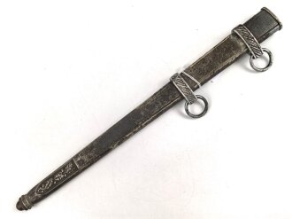 Scheide zum Dolch für Offiziere der Luftwaffe, der obere Ring lose