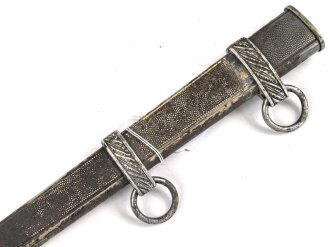Scheide zum Dolch für Offiziere der Luftwaffe, der obere Ring lose