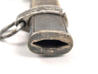 Scheide zum Dolch für Offiziere der Luftwaffe, der obere Ring lose