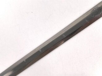 Klinge zum Dolch für Offiziere des Heeres, Hersteller Höller Solingen