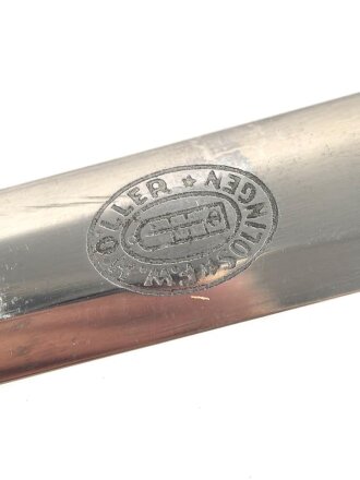 Klinge zum Dolch für Offiziere des Heeres, Hersteller Höller Solingen