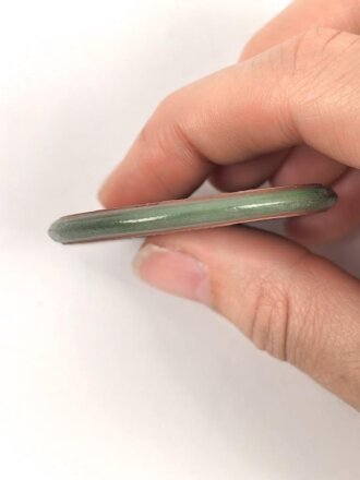 Erinnerungsmedaille " Zur Erinnerung an den Feldzug in Afrika"  Böttger Steinzeug 51mm