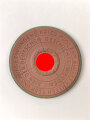 Erinnerungsmedaille "  Waffenruhe in Frankreich 1940"  Böttger Steinzeug 51mm, defekt