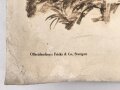 Grossformatiges Schulwandbild Nr. 296 " Gebirgsjäger auf Kreta" Maße 63 x 91cm