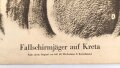 Grossformatiges Schulwandbild Nr. 298 " Fallschirmjäger auf Kreta" Maße 63 x 91cm
