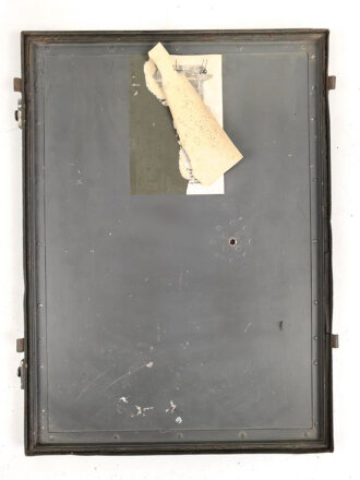 Luftwaffe, Gehäusedeckel zum Peilempfänger EP.2a von Telefunken. Ln 26588. Originallack