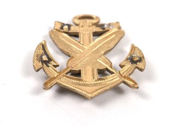 Kriegsmarine, Auflage für ein Ärmelabzeichen für einen Schreibermaat