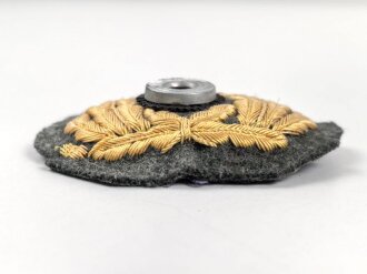 Kriegsmarine, Eichenlaub mit Kokarde für eine Schirmmütze für Offiziere der Küstenartillerie