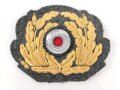 Kriegsmarine, Eichenlaub mit Kokarde für eine Schirmmütze für Offiziere der Küstenartillerie