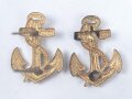 Kriegsmarine, Paar Auflagen für Schulterstücke 24mm