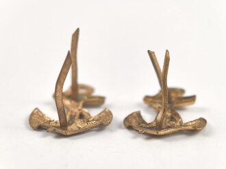Kriegsmarine, Paar Auflagen für Schulterstücke 24mm