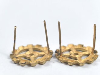 Kriegsmarine, Paar Auflagen für Schulterstücke 20mm