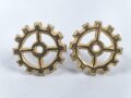 Kriegsmarine, Paar Auflagen für Schulterstücke 20mm