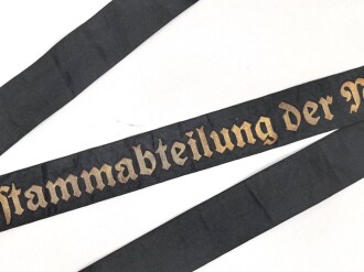 Kriegsmarine, Mützenband  " 2.Schiffsstammabteilung der Nordsee" 117cm