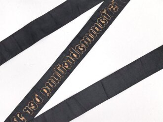 Kriegsmarine, Mützenband  " 2.Schiffsstammabteilung der Nordsee" 117cm