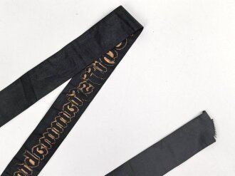 Kriegsmarine, Mützenband  " 2.Schiffsstammabteilung der Nordsee" 117cm