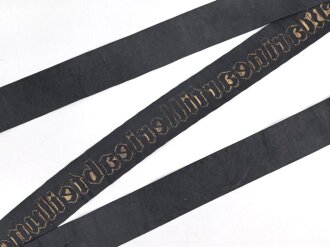 Kriegsmarine, Mützenband  " 2.Marineartillerieabteilung " 132cm
