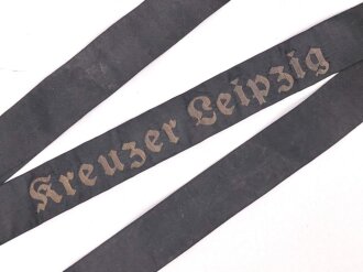 Kriegsmarine, Mützenband  " Kreuzer Leipzig " 147cm