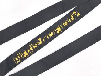 Kriegsmarine, Mützenband  " Kreuzer Leipzig " 155cm