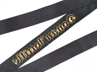 Kriegsmarine, Mützenband  " Donauflottille " 116cm
