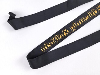 Kriegsmarine, Mützenband  " Linienschiff Schleswig Holstein " 152cm