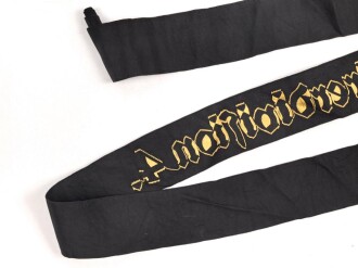 Kriegsmarine, Mützenband  " 4.Zerstörerdivision " 114cm