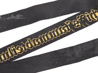 Kriegsmarine, Mützenband  " 11.Schiffsstammabteilung " 105cm
