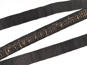Kriegsmarine, Mützenband  " Marineflugabwehrschule " 147cm