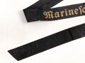 Kriegsmarine, Mützenband  " Marineschule Kiel " 120cm