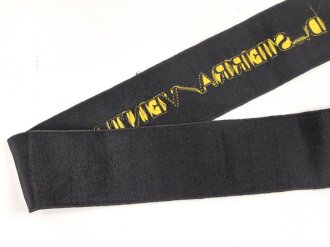 Handelsmarine , Mützenband Norddeutscher Lloyd " D. Sierra Ventana" 73cm