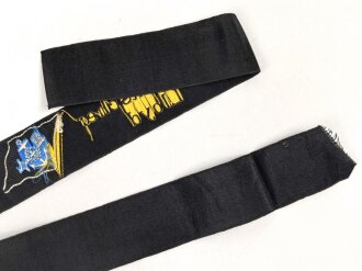 Handelsmarine , Mützenband Norddeutscher Lloyd " D. Sierra Ventana" 73cm
