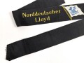 Handelsmarine , Mützenband Norddeutscher Lloyd " D. Sierra Ventana" 73cm