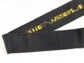 Handelsmarine , Mützenband Norddeutscher Lloyd " D. Sierra Ventana" 73cm