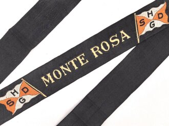 Handelsmarine , Mützenband HSGD " Monte Rosa"  94cm