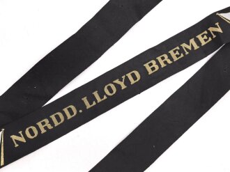Handelsmarine , Mützenband Norddeutscher Lloyd...