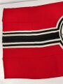 Kriegsmarine, Reichskriegsflagge kleine Grösse . Markiert " Kr. Fl. 80 x 135" . Sehr guter Zustand