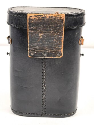 Doppelfernrohr DF 10 x 50. Hersteller Hensold Wetzlar. Klare Durchsicht, leicht gängig. Original lackiertes Stück in zugehörigem Behälter aus Ersatzmaterial