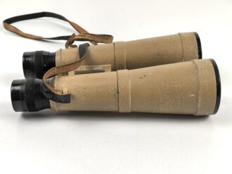 Doppelfernrohr DF 10 x 50. Hersteller Hensold Wetzlar. Klare Durchsicht, leicht gängig. Original lackiertes Stück in zugehörigem Behälter aus Ersatzmaterial