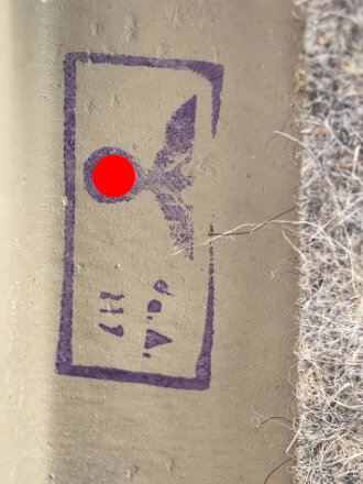 Batteriekasten ( Behälter für Stromquelle ) für diverse Optiken der Wehrmacht, Originallack