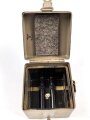 Batteriekasten ( Behälter für Stromquelle ) für diverse Optiken der Wehrmacht, Originallack
