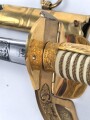 Säbel für Offiziere der Kriegsmarine, Hersteller Eickhorn Solingen, neuzeitliche Sammleranfertigung in sehr gutem Zustand