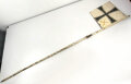 Kriegsmarine, Anwesenheitsstander für einen Admiral. Originallack, Maße 30 x 30cm, an insgesamt 190cm langem, massiven Metallstab. Ungereinigtes Stück