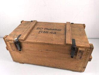 Transportkasten für 20 Behälter, Hersteller gnr 1944, sehr guter Zustand
